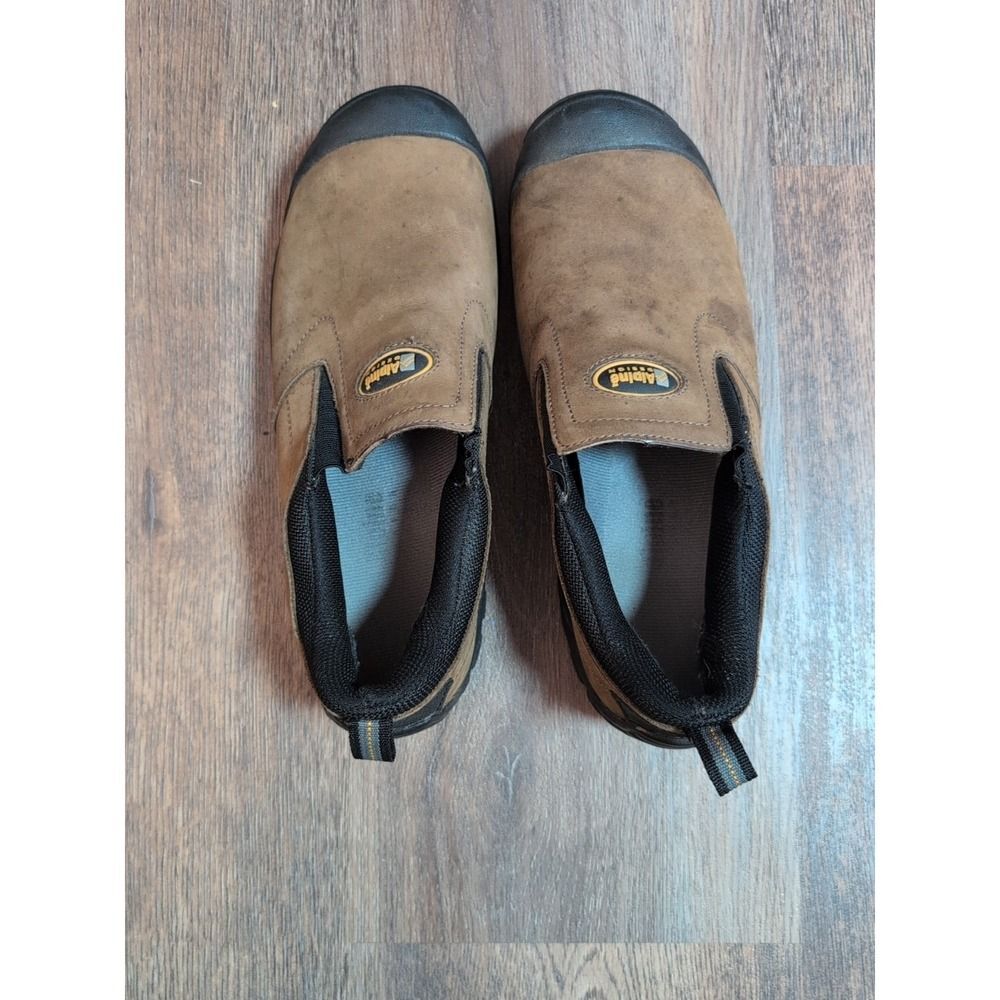 Alpine Design Men's Size 11M Brown Leather Casual Slip On Comfort Shoes - Picture 2 of 16